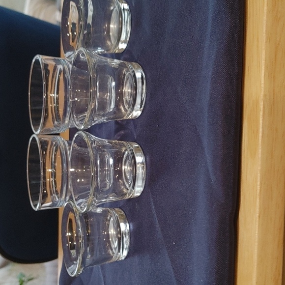 Glass votives/water planters 3 sizes. Total of 7.  Some used, some like new. - Picture 3 of 11